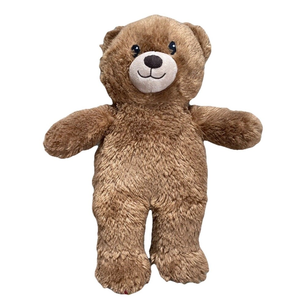 Build A Bear Happy Birthday Plush Dark Brown Teddy 15" Stuffed Animal Toy Clean